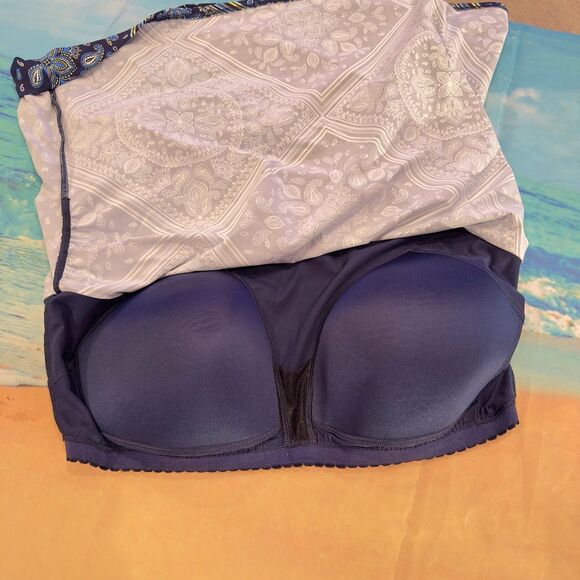 Tankini Swimsuit Top Lands End Size 22 NWOT - Picture 7 of 10